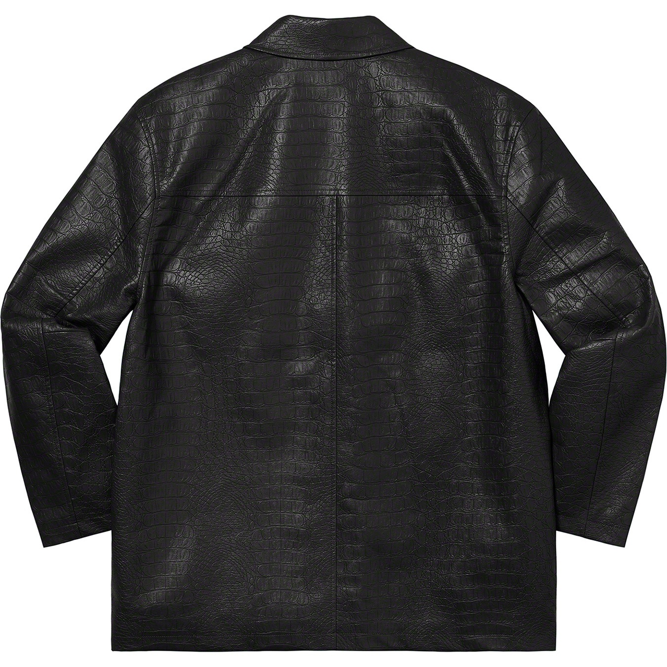 Faux Croc Car Coat view 3